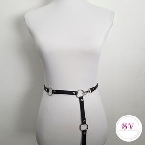 Black Belt With Hardware Belt